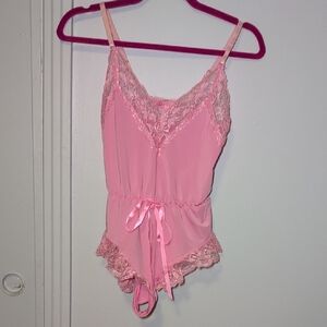Sugar Thrillz Pink Lace Bodysuit